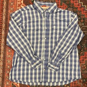 Blue Checkered Men's Shirt